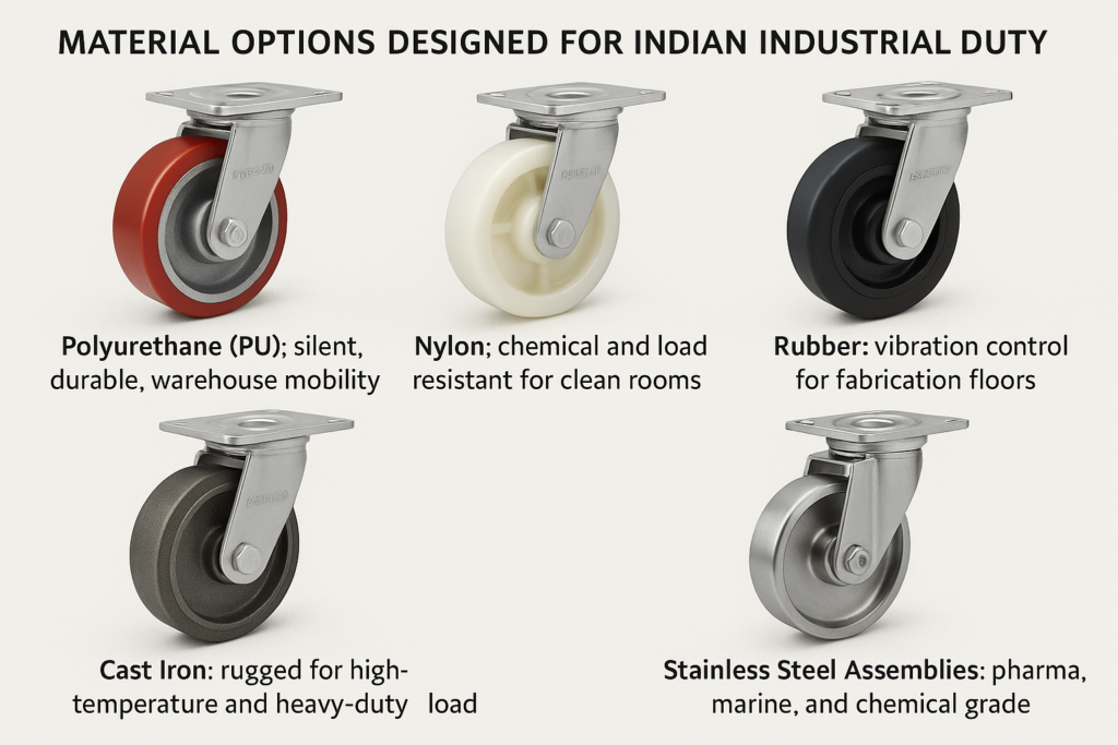 Industrial Wheel Materials