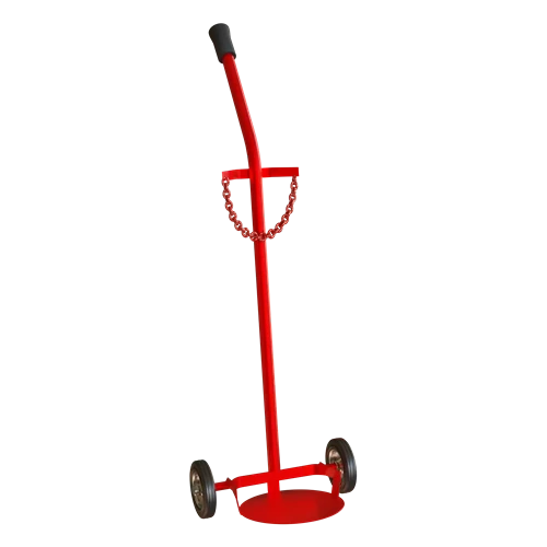 Rexello- Single Gas cyclinder trolleys with 60kgs load capacity